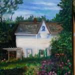 ARTIST'S COTTAGE AT ASHBURY, CANADA, LINDA WOOLVEN, OIL PAINTING, ONTARIO