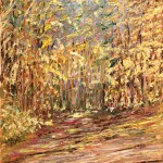 AURORA, AUTUMN, CANADA, CANADIAN, FALL, GOLDEN FALL, LANDSCAPE, LINDA WOOLVEN, OIL ON CANVAS, OIL PAINTING, ONTARIO, TREES