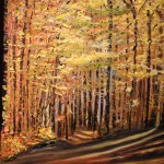 CANADA, CANADIAN, GOLDEN FALL, LANDSCAPE, LINDA WOOLVEN, NORTHERN ONTARIO, OIL PAINTING, ONTARIO
