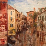 ITALY, LINDA WOOLVEN, LOST IN VENICE, OIL PAINTING, VENICE
