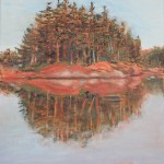 LANDSCAPE, LINDA WOOLVEN, NORTHERN ONTARIO, OIL PAINTING, ONTARIO, PARRY SOUND, PARRY SOUND REFLECTIONS