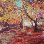 Yellow Woods, Landscape Painting